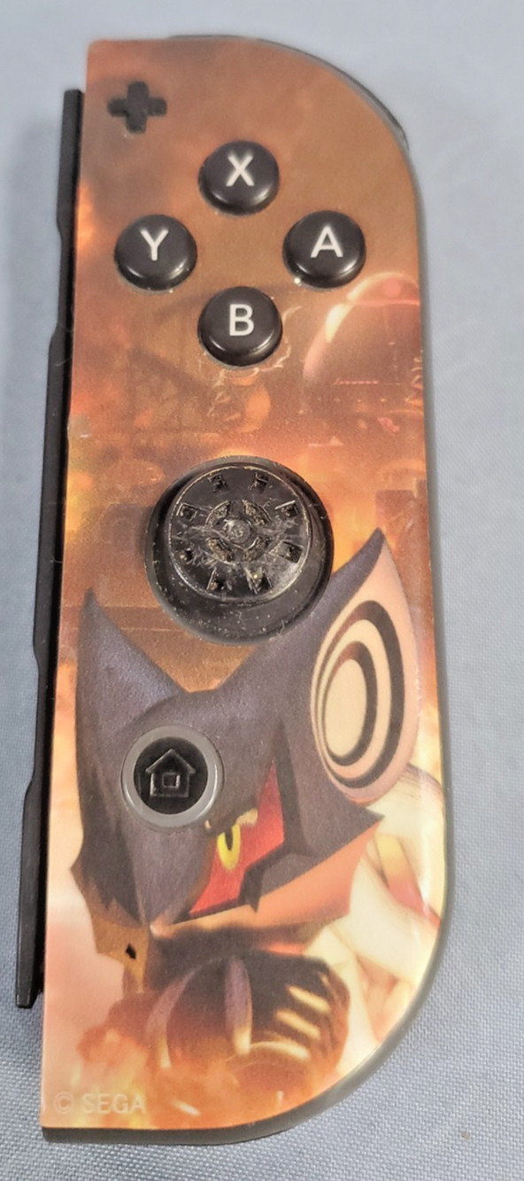 Nintendo Switch Right Joy-Con Controller Sonic Forces Infinite Custom Skin Grey
